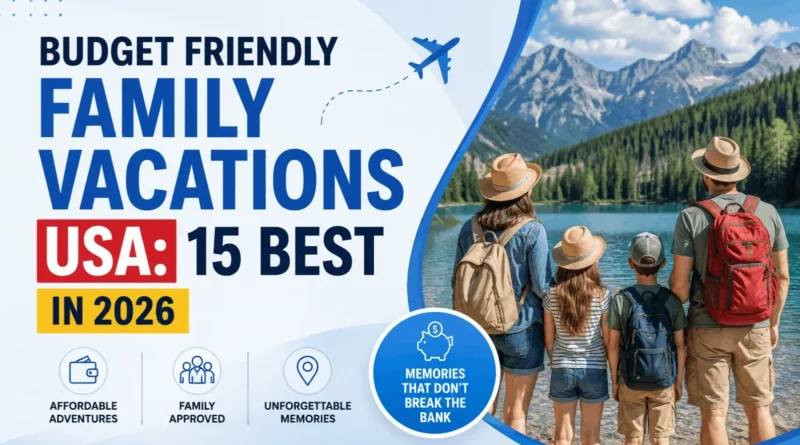 Budget Friendly Family Vacations USA 15 Best in 2026