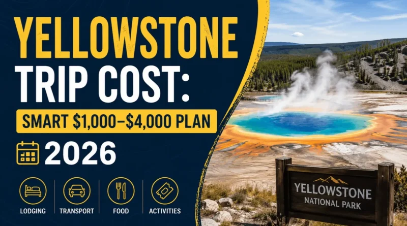 Yellowstone Trip Cost Smart 1,000–4,000 Plan 2026